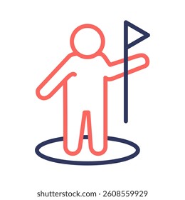 Leadership Icon Element for Design