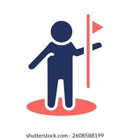 Leadership Icon Element for Design