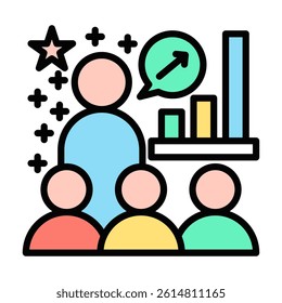 Leadership Icon Element For Design