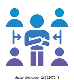 Leadership Icon Element For Design