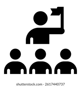 Leadership Icon Element For Design