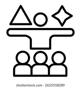 Leadership Icon Element For Design