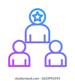 Leadership Icon Element For Design