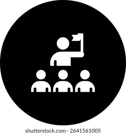 Leadership Icon Element For Design
