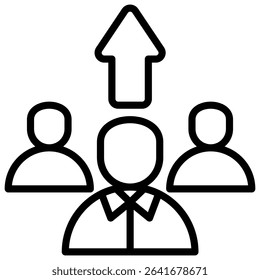 Leadership Icon Element for Design