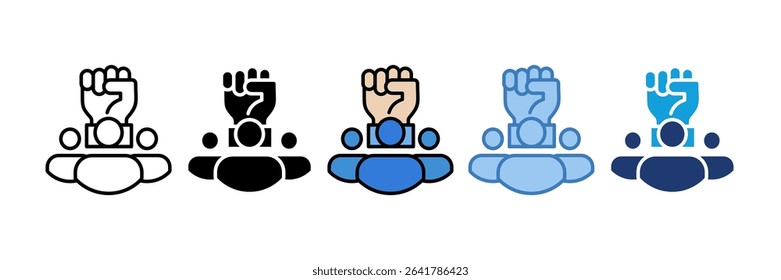 Leadership Icon Element For Design