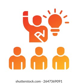 Leadership Icon Element for Design