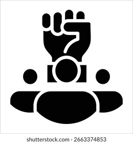 Elemento de icono de liderazgo para el diseño