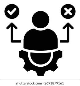 Leadership Icon Element für Design