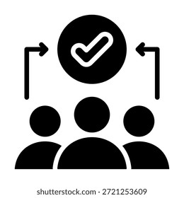 Elemento de icono de liderazgo para el diseño