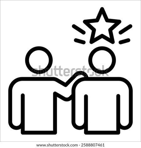 Leadership Icon Element For Design