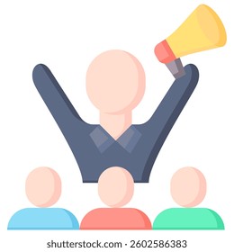 Leadership Icon Element For Design And Vector
