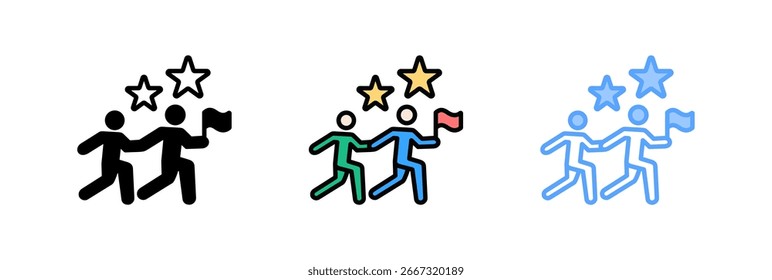 Elemento De Icono De Liderazgo Para Diseño Y Vector