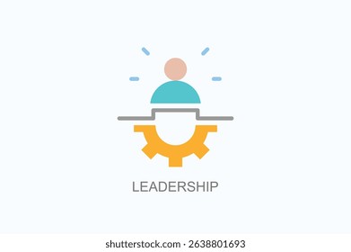 Leadership Icon Or Logo Isolated Vector Illustration