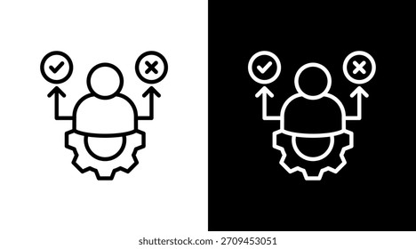 Liderazgo con diseño de conjunto de iconos