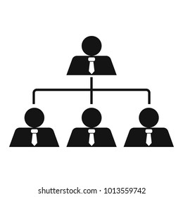 Leadership icon. Simple illustration of leadership vector icon for web