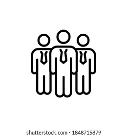 Icono de liderazgo en vector. Logotipo