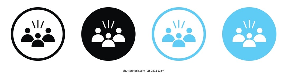 Leadership icons design. vector icons for ui designs
