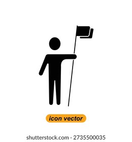 Iconos de liderazgo. Ilustraciones planas de iconos vectoriales de liderazgo para el Web. Ilustraciones vectoriales de íconos de la empresa.