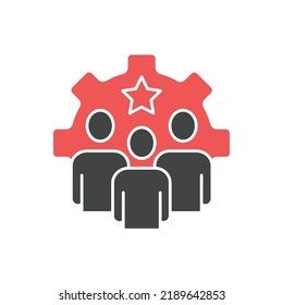 leadership icons  symbol vector elements for infographic web