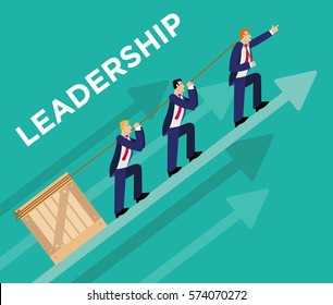 Leadership Illustration Concept Stock Vector (Royalty Free) 574070272 ...