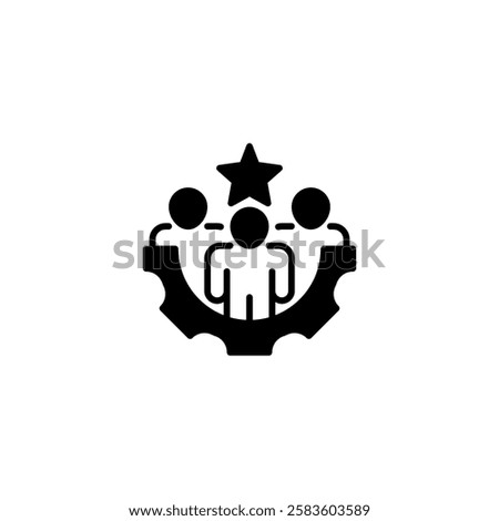 Leadership line icon. Universal creative premium symbol. Vector sign icon logo template. Vector illustration