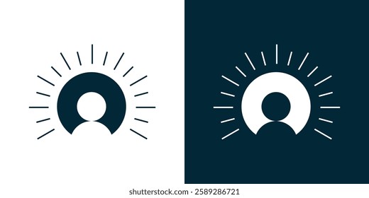 Leadership logo concept. People Logo Design Template.