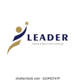 Leadership logo, Success logo, and Education Logo Vector