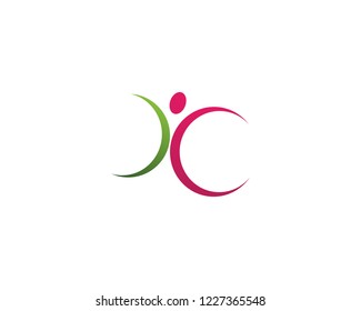Leadership people logo vector