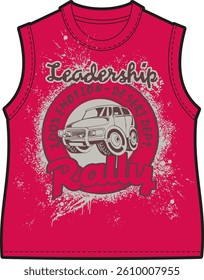 Leadership Rally Car Design kids