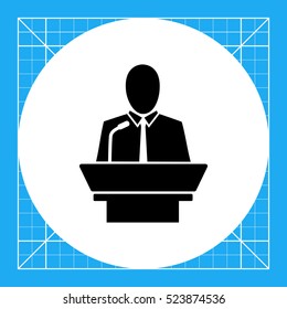 Leadership simple icon