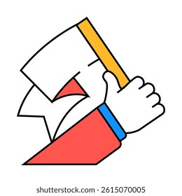 leadership skill line icon vector. leadership skill sign. isolated symbol illustration
