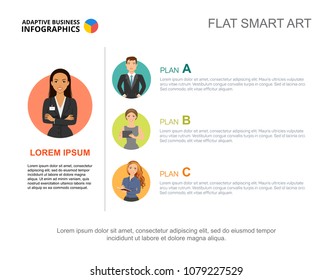 Leadership slide template. Chart, design. Creative concept for infographic, report. Can be used for topics like planning, development, strategy