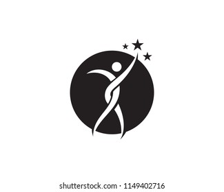 Music Sign Vector Logo Template Human Stock Vector (Royalty Free) 120990628