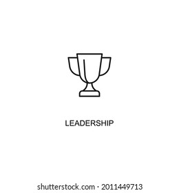 leadership Thin Line Icon Vector Eps 10, 48x48 Icon 