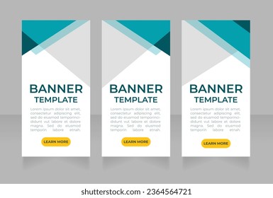 Leadership training program web banner design template. Vector flyer with text space. Advertising placard with customized copyspace. Printable poster for advertising. Montserrat font used