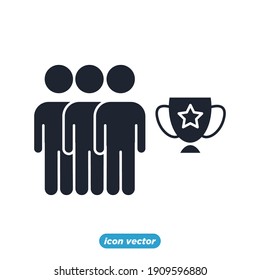 leadership traits icon. Development and Teamwork symbol template for graphic and web design collection logo vector illustration