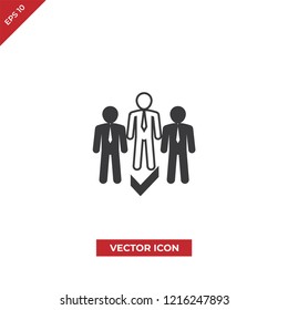 Leadership vector icon