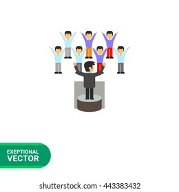 Leadership Vector Icon