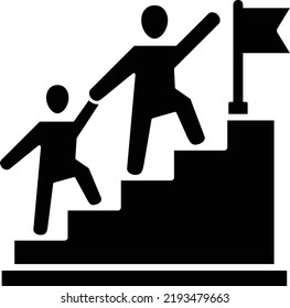 Leadership vector icon. Can be used for printing, mobile and web applications.