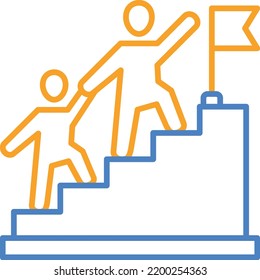 Leadership vector icon. Can be used for printing, mobile and web applications.