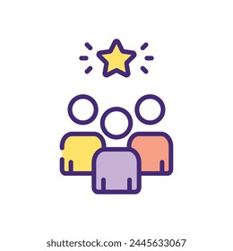Leadership vector icon design vector illustration