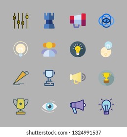 leadership vector icon set