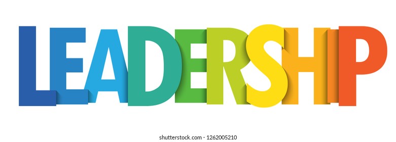 LEADERSHIP Vector Typography Banner