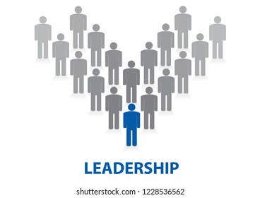 Leadership and Working teams concept. Vector illustration version.