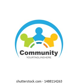 leadership,community,social and company Logo icon vector design