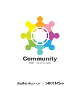 leadership,community,social and company Logo icon vector design