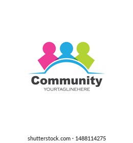 leadership,community,social and company Logo icon vector design