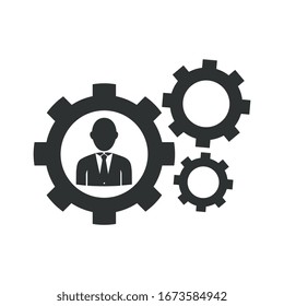 empresas líderes, vector plano