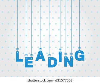 LEADING HANGING LETTERS